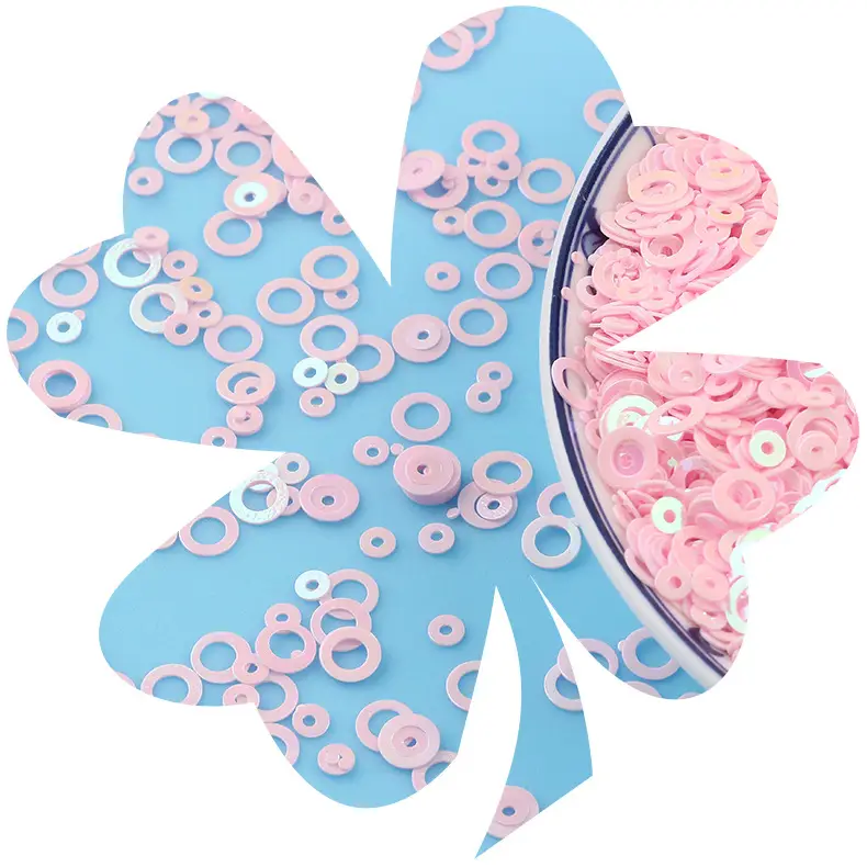 Small Bubble Hollow Circle Ring Sequins for Christmas & Weddings - Image 18