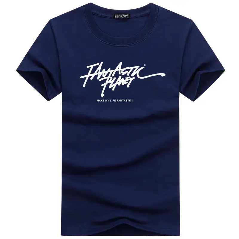 Men Korean Base Short Sleeve T-Shirt White 2018 - Image 4