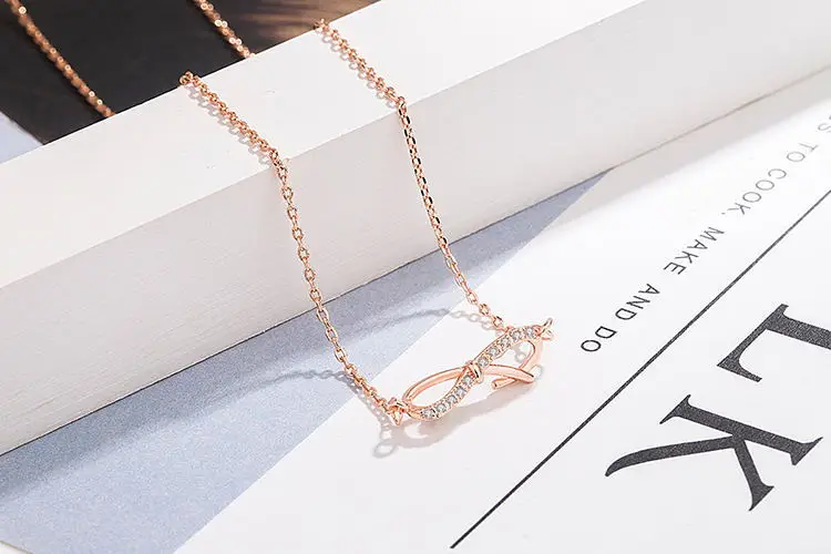 Korean Gold Butterfly Necklace with Earrings for Women — feature 5