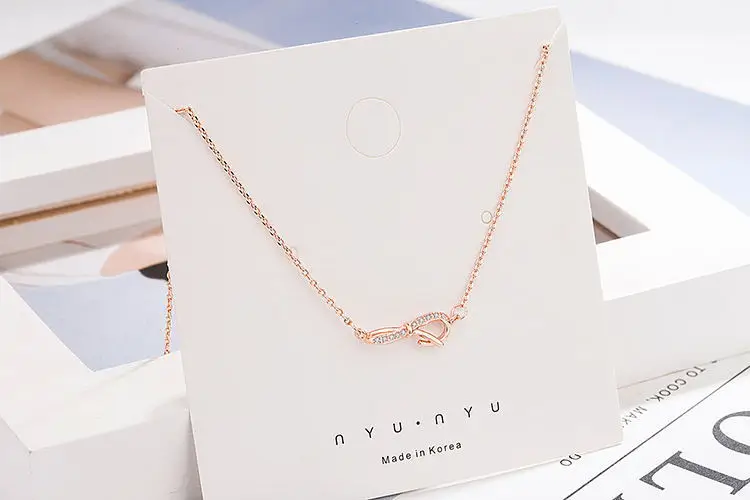 Korean Gold Butterfly Necklace with Earrings for Women — feature 6