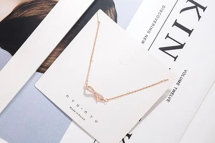 Korean Gold Butterfly Necklace with Earrings for Women — feature 7