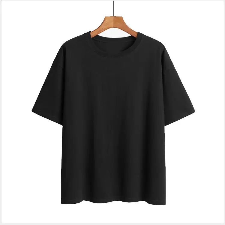 Cotton Round Neck T-Shirt Milk Tea 40" - Image 30