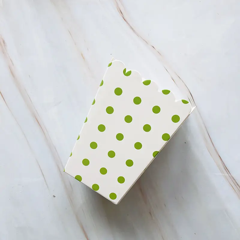 Popcorn Box Hot Stamped Pink Striped Decor - Image 8