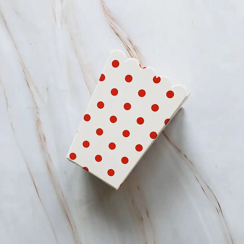 Popcorn Box Hot Stamped Pink Striped Decor - Image 9