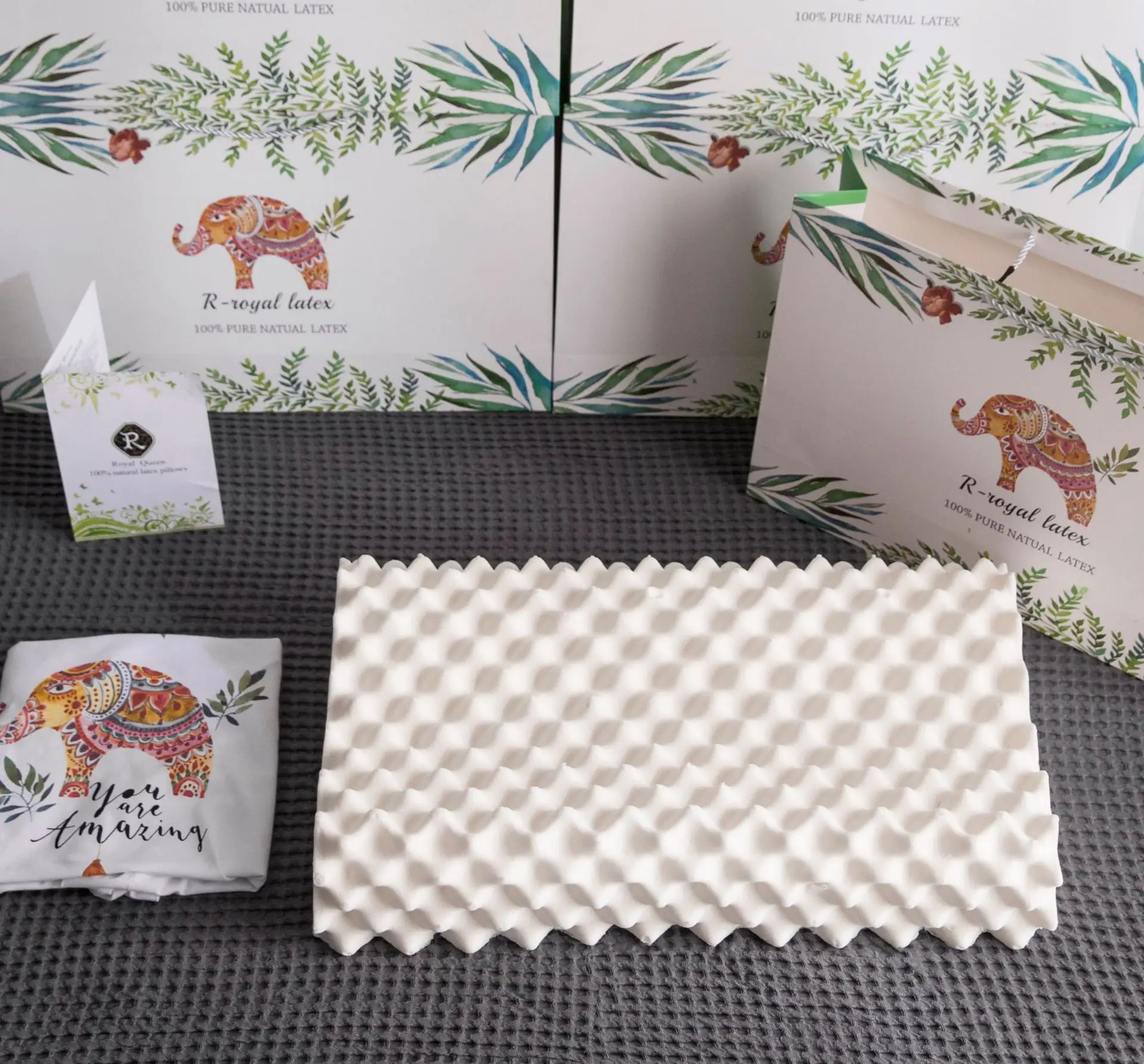 2023 Thailand New Royal Latex Pillow Anti-Mite Cervical Support - Image 5
