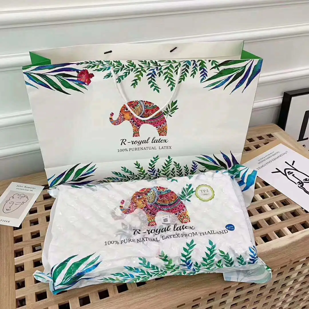 2023 Thailand New Royal Latex Pillow Anti-Mite Cervical Support - Image 7