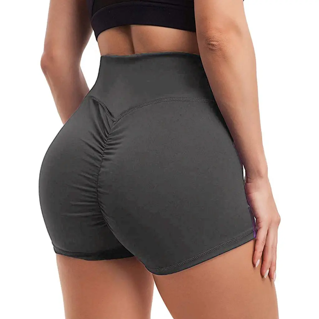 Blue High Waist Yoga Hip Pants for Women - Image 3