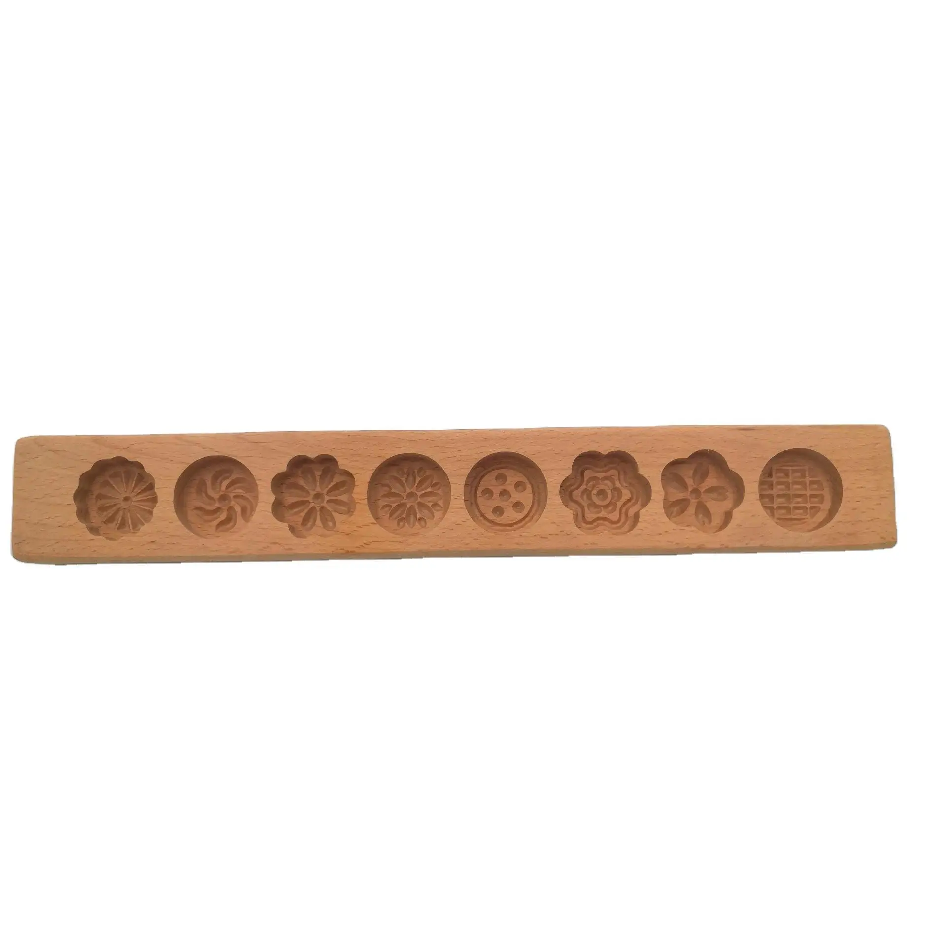 Wooden Moon Cake Mold Set for Baking - Image 3