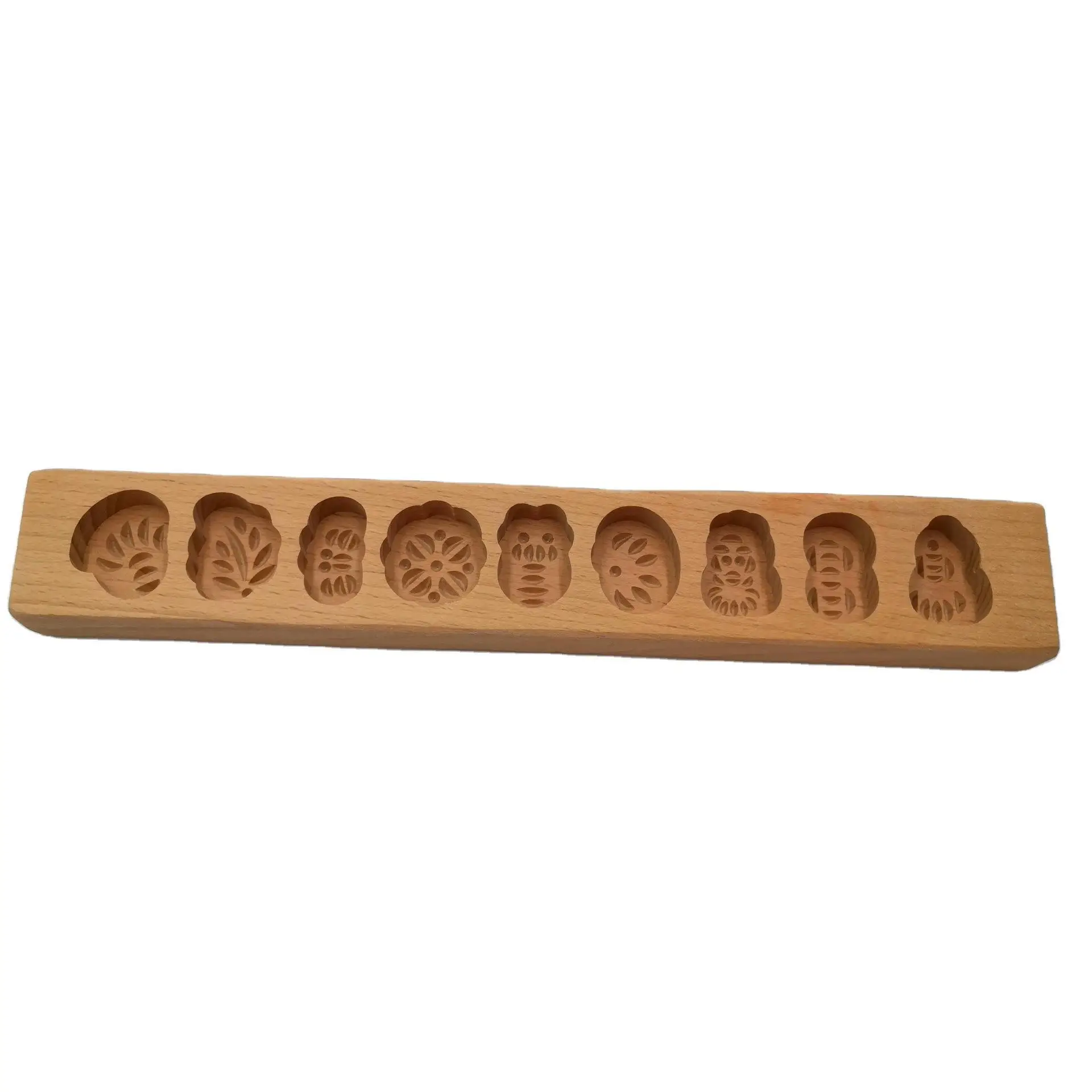 Wooden Moon Cake Mold Set for Baking - Image 7