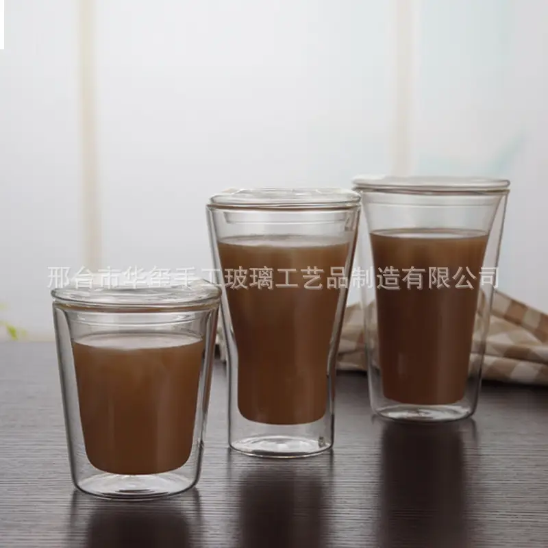 Double Layer Heat Resistant Coffee Cup Glass - Image 2