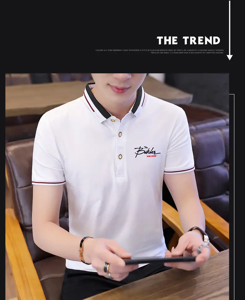 Men Pink Polo T-Shirt Slim Fit Solid Color — feature 20