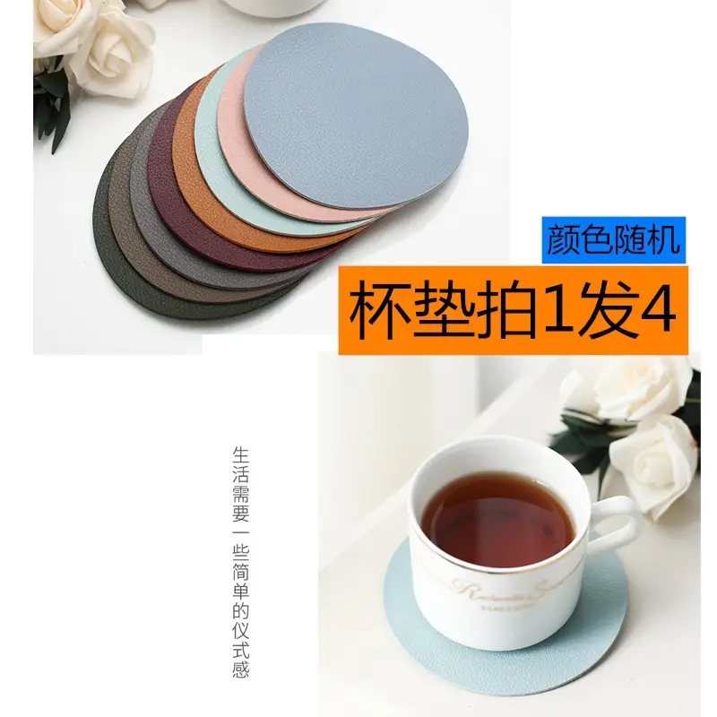 Double Color PU Leather Western Dish Mat Non-Slip - Image 10