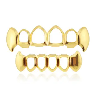 Hip-hop Gold Plated Tooth Holders for Cool Performance — feature 9