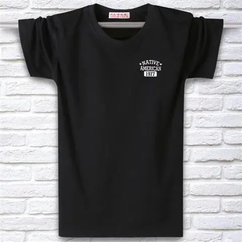 Men White Anchor Graphic T-Shirt Short Sleeve Summer - Image 15