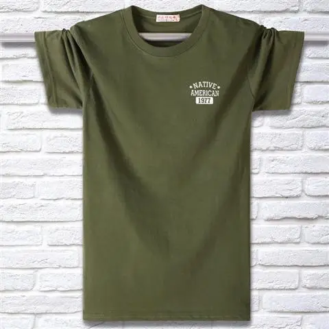 Men White Anchor Graphic T-Shirt Short Sleeve Summer - Image 17