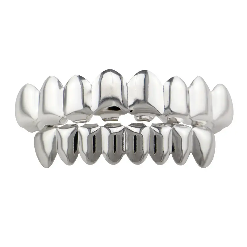 18K Gold Hip Hop Braces for Men Women - Image 2