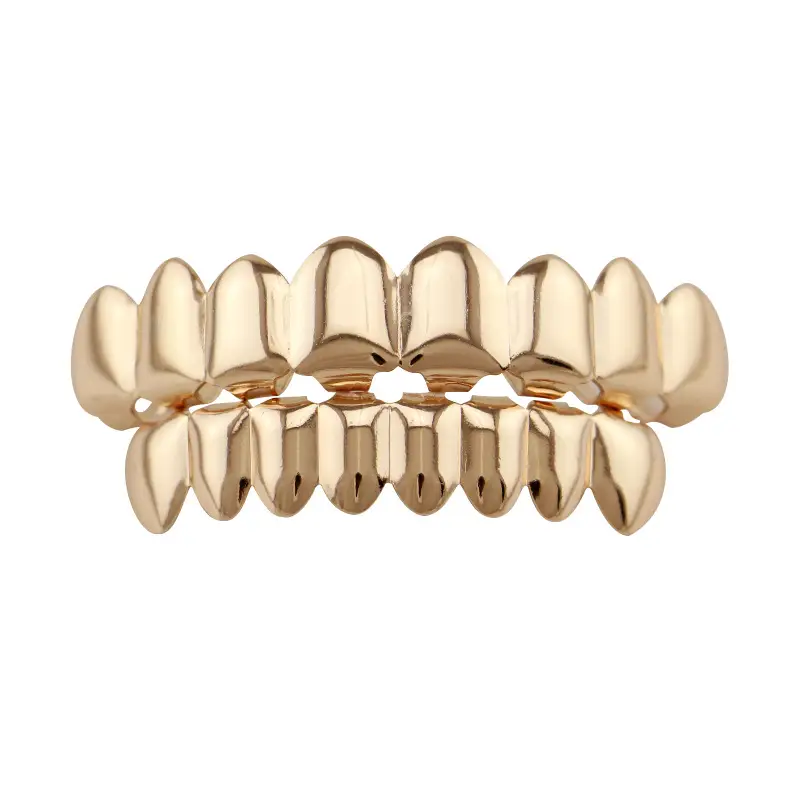 18K Gold Hip Hop Braces for Men Women - Image 3