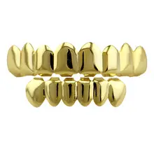 18K Gold Hip Hop Braces for Men Women — feature 18