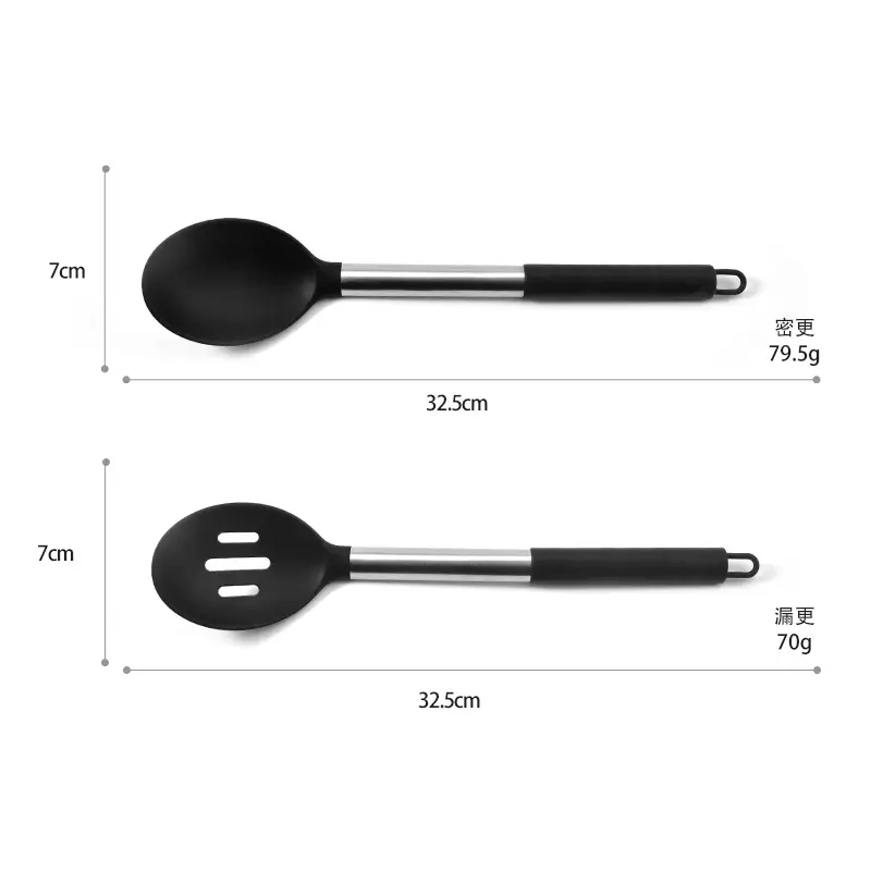 Silicone Mesh Cooking Utensils Non-Stick High Temp - Image 7