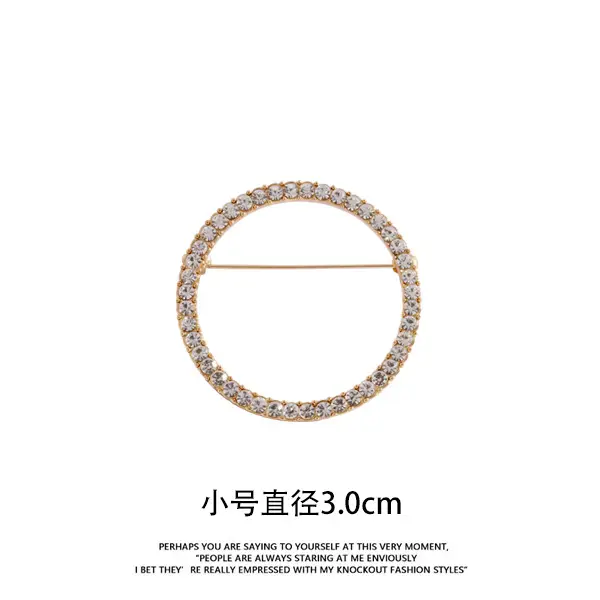 small size gold round