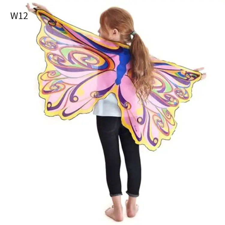 Blue Butterfly Elf Angel Wings Children's Halloween Cloak - Image 29