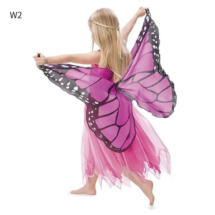 Blue Butterfly Elf Angel Wings Children's Halloween Cloak - Image 30