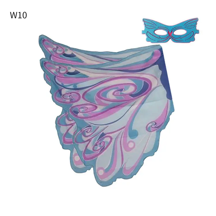 Blue Butterfly Elf Angel Wings Children's Halloween Cloak - Image 10