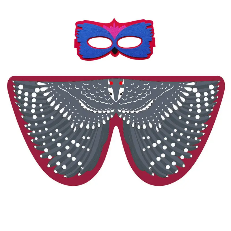 Blue Butterfly Elf Angel Wings Children's Halloween Cloak - Image 17