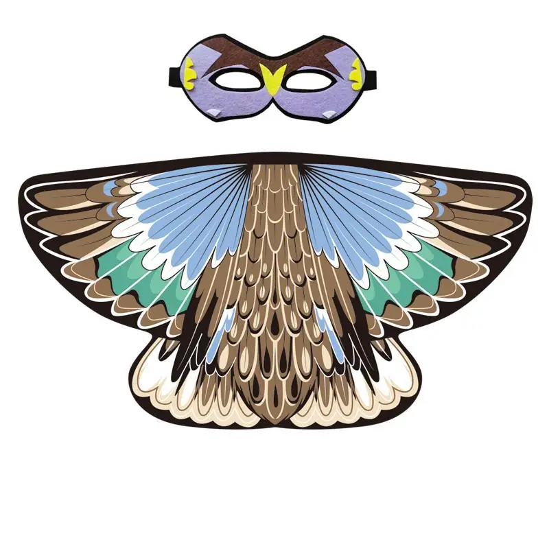 Blue Butterfly Elf Angel Wings Children's Halloween Cloak - Image 22