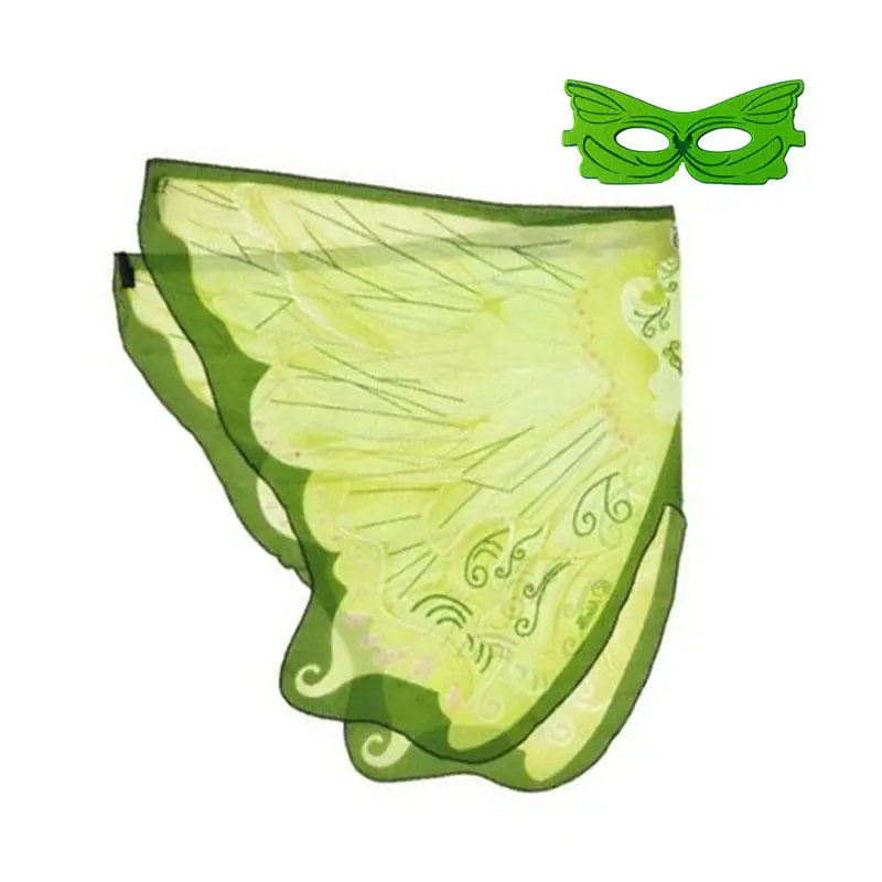Blue Butterfly Elf Angel Wings Children's Halloween Cloak - Image 6