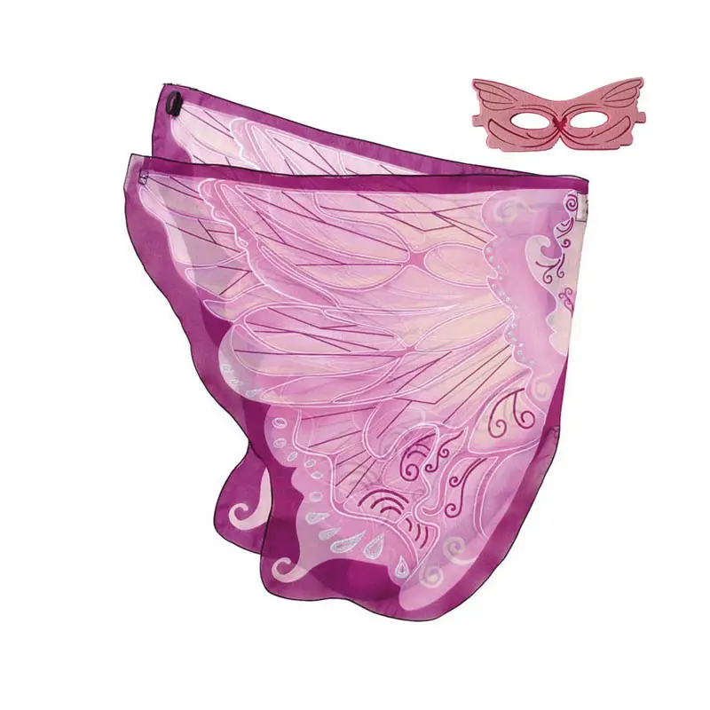 Blue Butterfly Elf Angel Wings Children's Halloween Cloak - Image 9