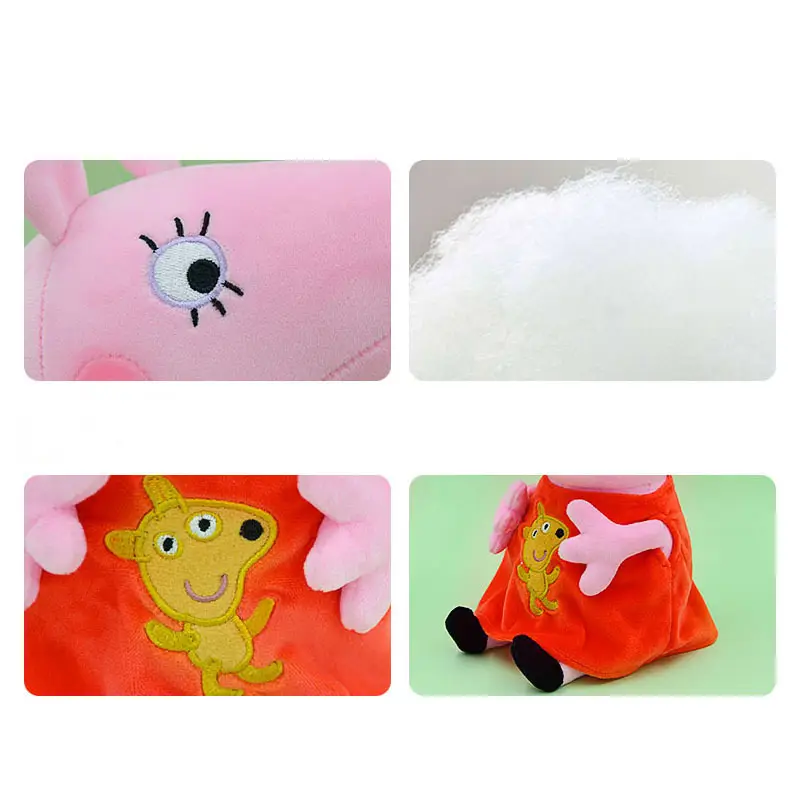 Authentic Peppa Pig Stuffed Toy Peppa Pig Doll Family of Four Peppa Pig New George Peppa Pig Doll