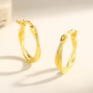 S925 Sterling Silver Crystal Earrings Geometric Round — feature 9