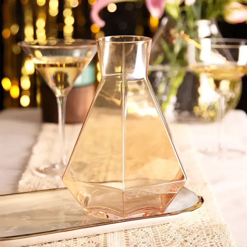 Hexagonal Glass Pot for Home & Valentine's Day - Image 6