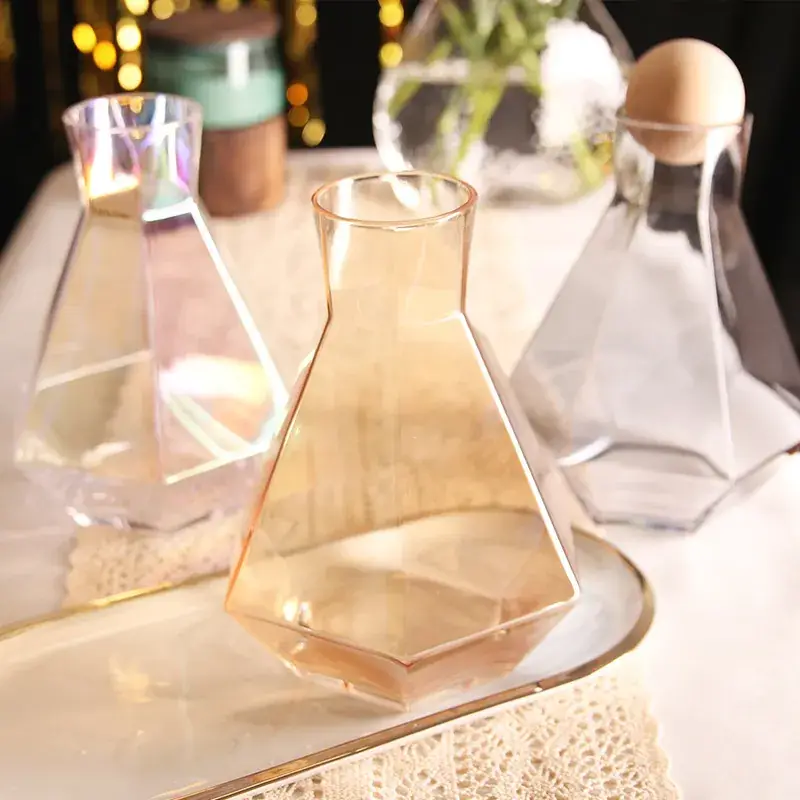 Hexagonal Glass Pot for Home & Valentine's Day - Image 8