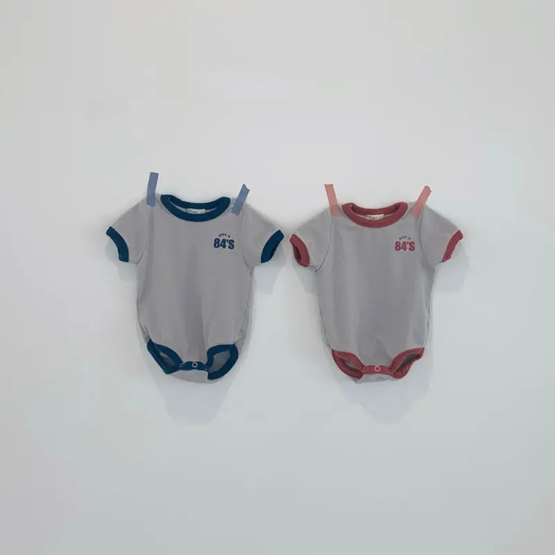 Baby Korean Style 84's Shorts Suit Summer Newborn - Image 4