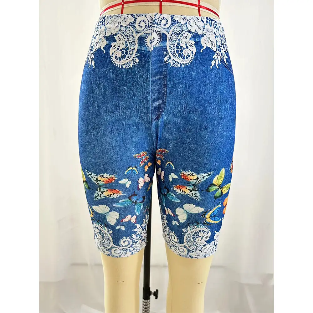 Women's Maroon Embroidered Leggings Large - Image 19
