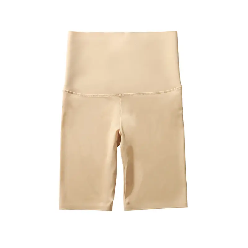 Women High Waist Yoga Shorts with Five-point Hip Riding Pants - Image 3