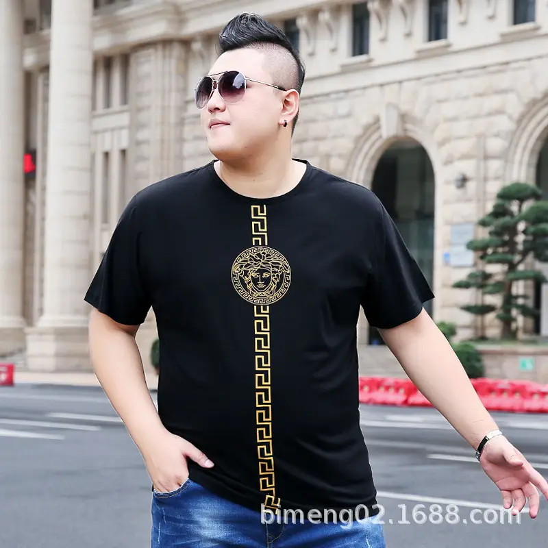 Bimont Printed Fat Man T-Shirt Black Extra Large - Image 3