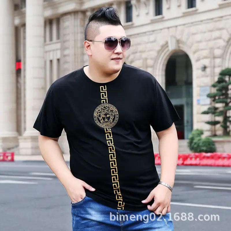 Bimont Printed Fat Man T-Shirt Black Extra Large - Image 4