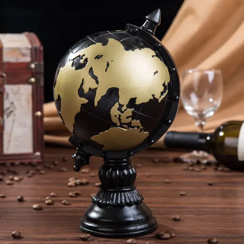 American Style Retro Globe Decor for Living Room - Image 9