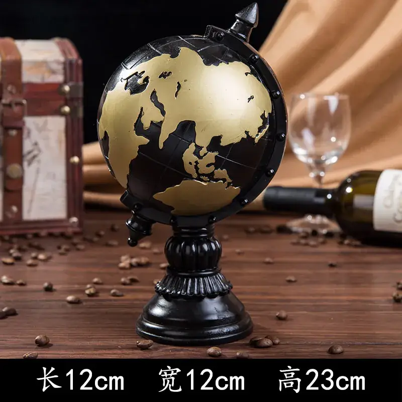 American Style Retro Globe Decor for Living Room - Image 3