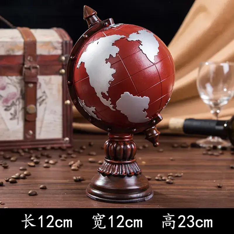 American Style Retro Globe Decor for Living Room - Image 4