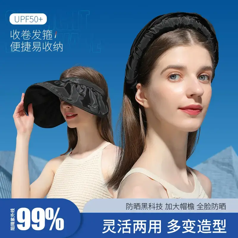 Women Sun Hat UPF50+ Large Brim UV Protection - Image 3