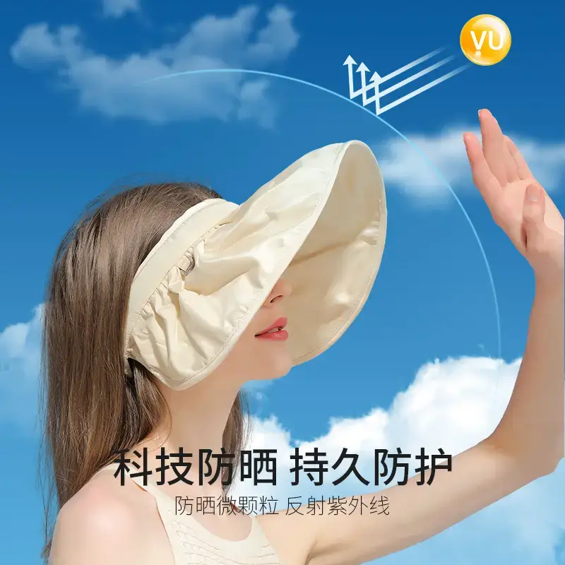 Women Sun Hat UPF50+ Large Brim UV Protection - Image 4