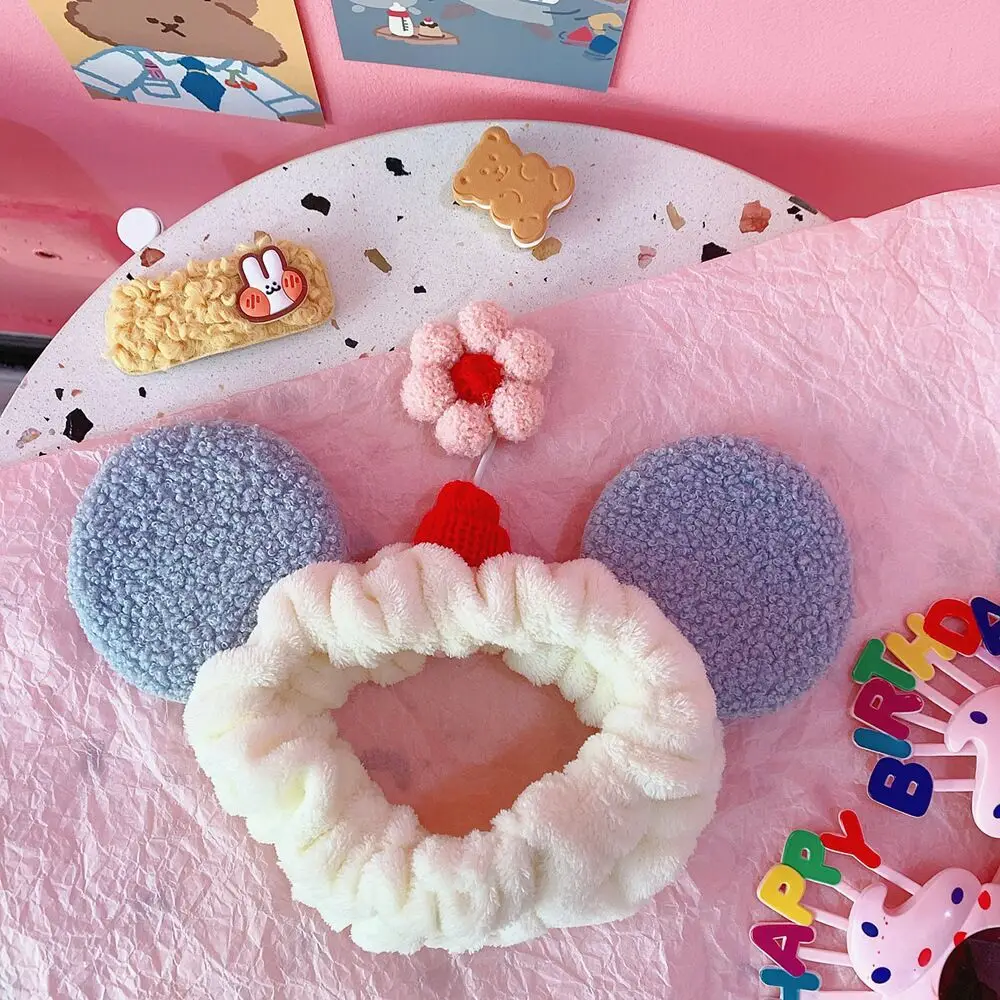 Plush Rabbit Ears Hair Band for Women - Image 13