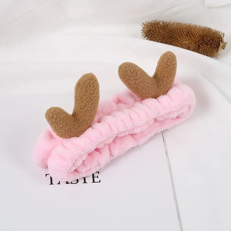 Plush Rabbit Ears Hair Band for Women - Image 7