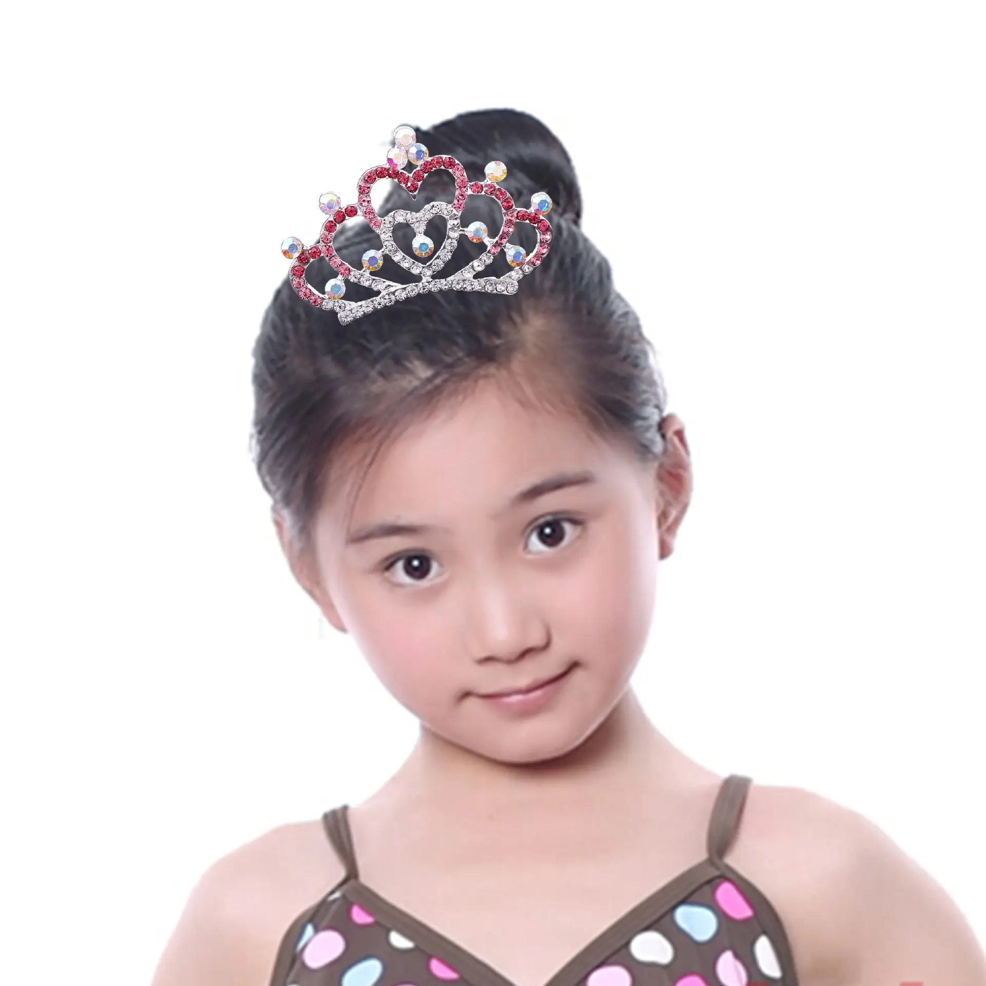 Korean Rhinestone Bridal Crown Hair Comb Wholesale - Image 6