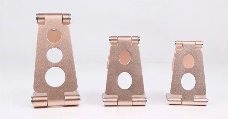 Aluminum Double Foldable Phone Tablet Stand 43mm - Image 2