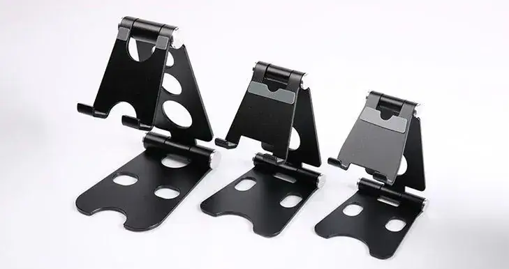 Aluminum Double Foldable Phone Tablet Stand 43mm - Image 4